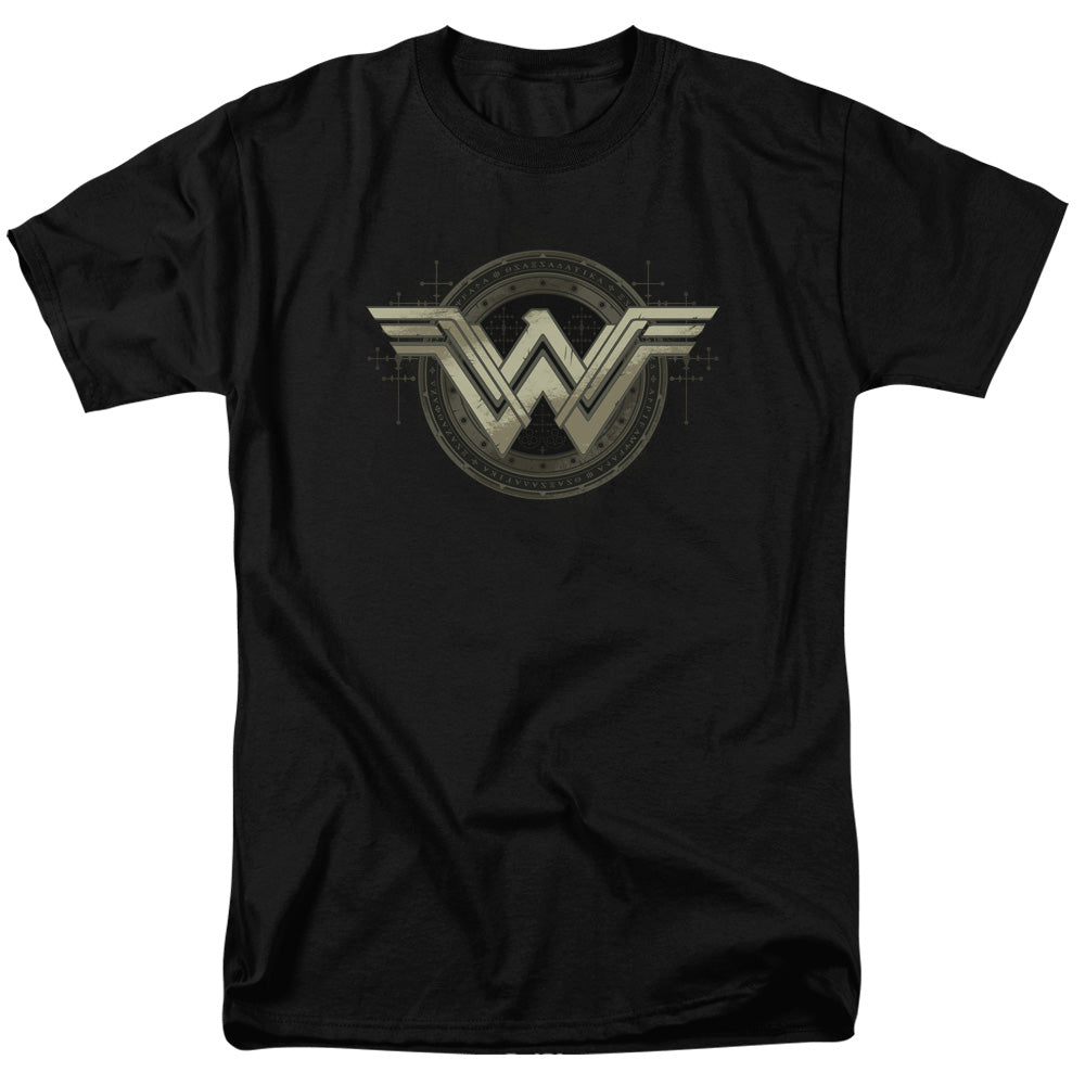 Batman V Superman Ancient Emblems Mens T Shirt Black Officially Licensed
