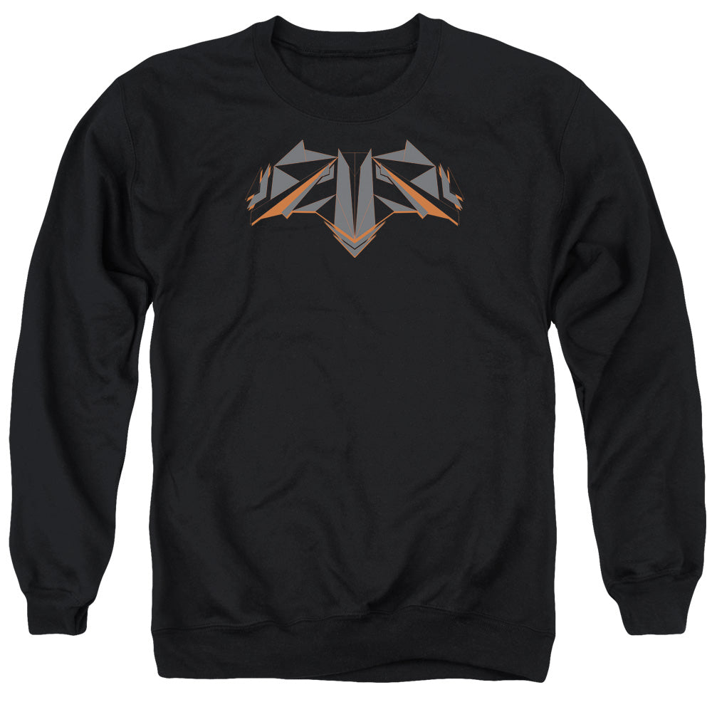 Batman V Superman Tech Bat Logo Mens Crewneck Sweatshirt Black Officially Licensed