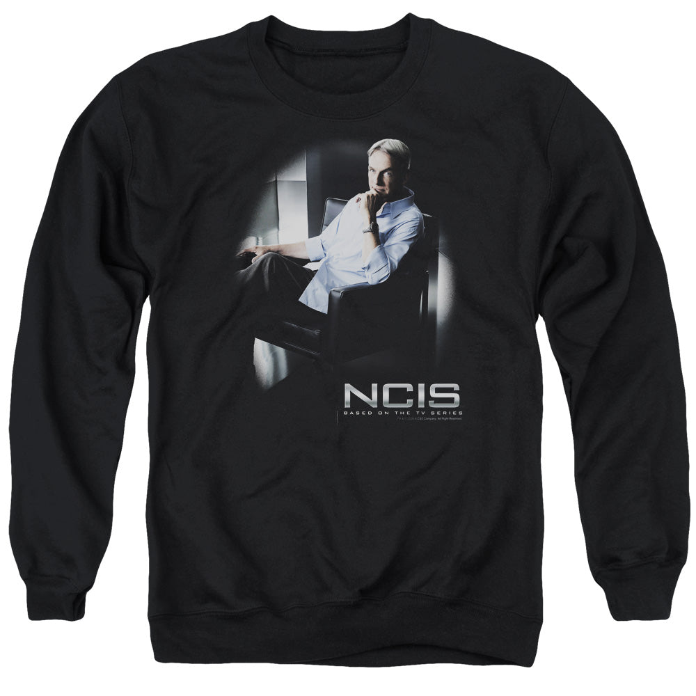 Ncis Gibbs Ponders Mens Crewneck Sweatshirt Black Officially Licensed