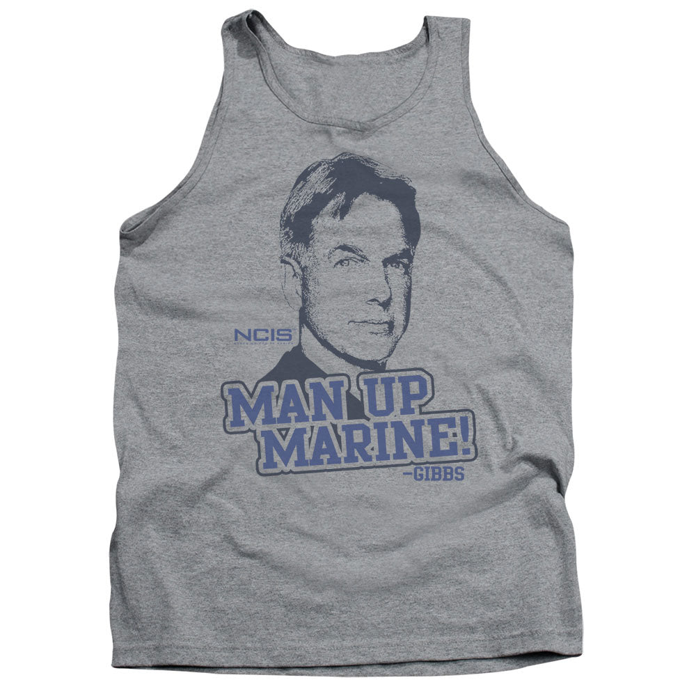 Ncis Man Up Mens Tank Top Shirt Athletic Heather Officially Licensed