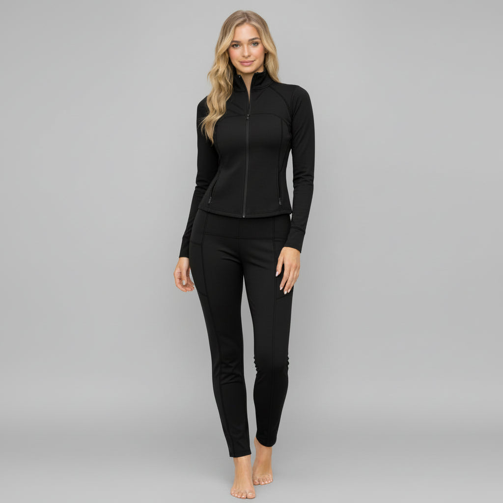 Zip-Up Active Lounge Set