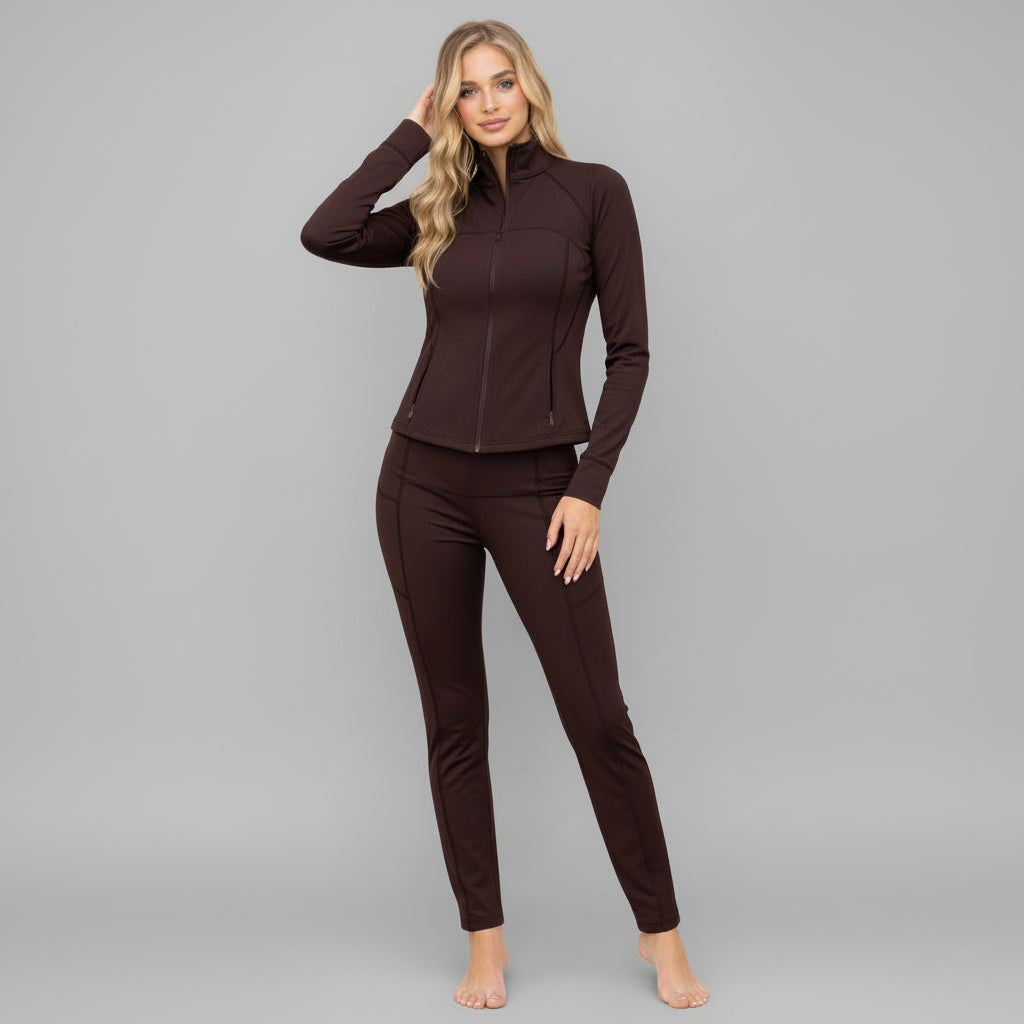 Zip-Up Active Lounge Set