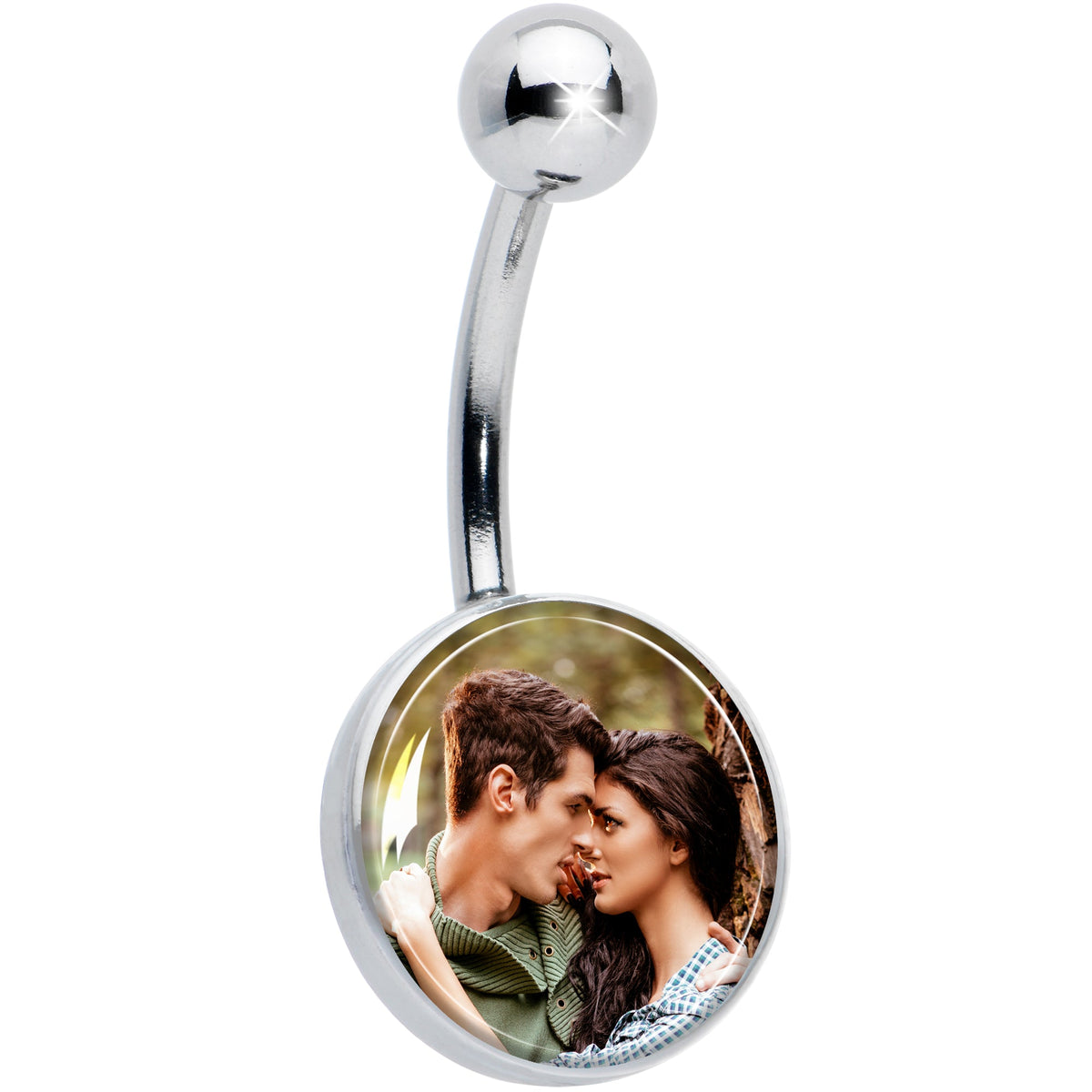 Custom Photo Belly Ring