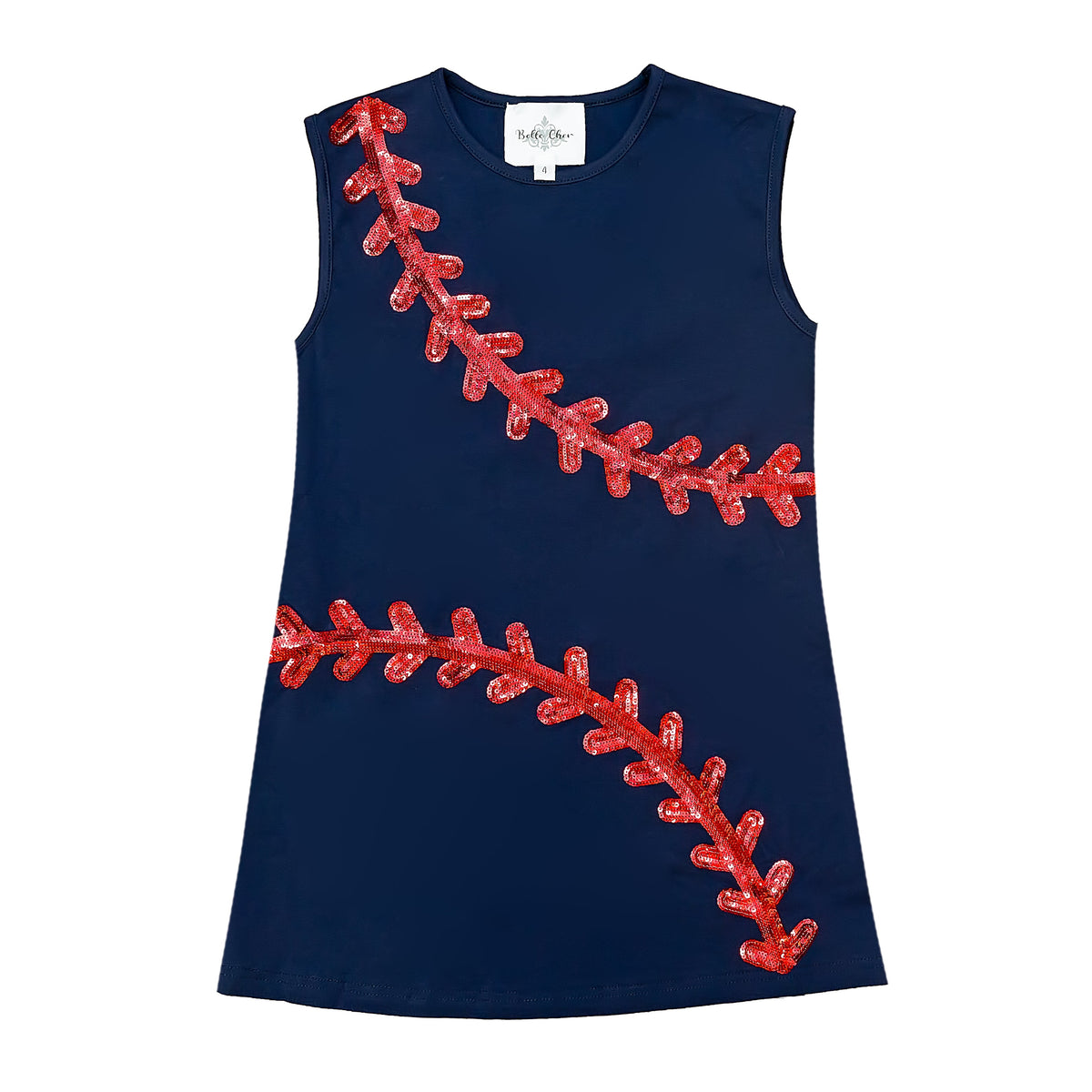 Baseball Navy and Red Dress