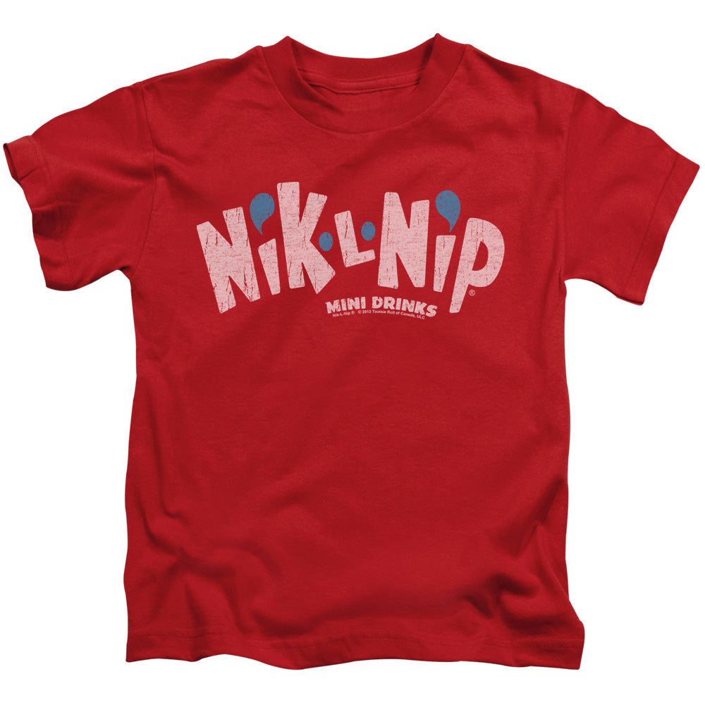 Dubble Bubble Distressed Logo Juvenile Kids Youth T Shirt Red (4) Officially Licensed