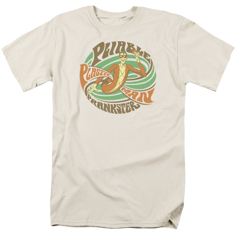 DC Comics Pliable Prankster Mens T Shirt Cream Officially Licensed