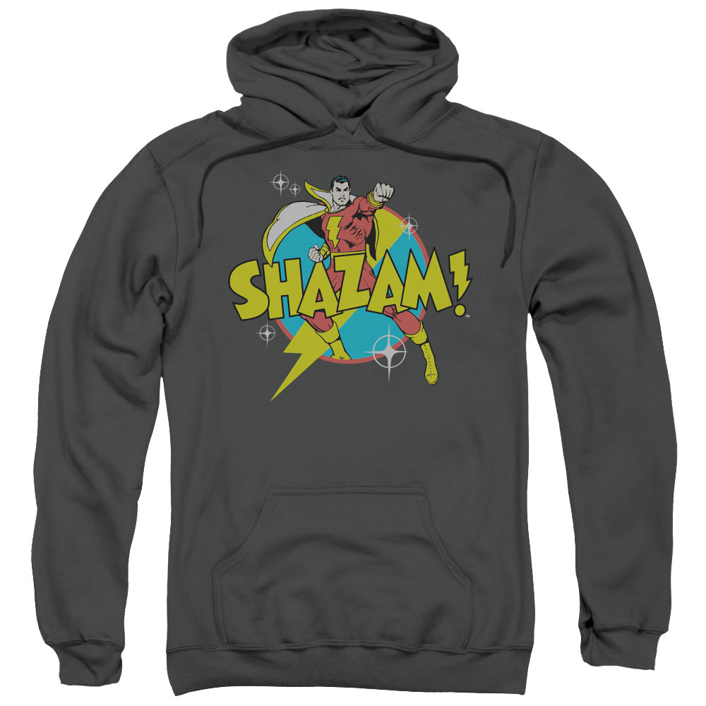 DC Comics Power Bolt Mens Hoodie Charcoal Officially Licensed