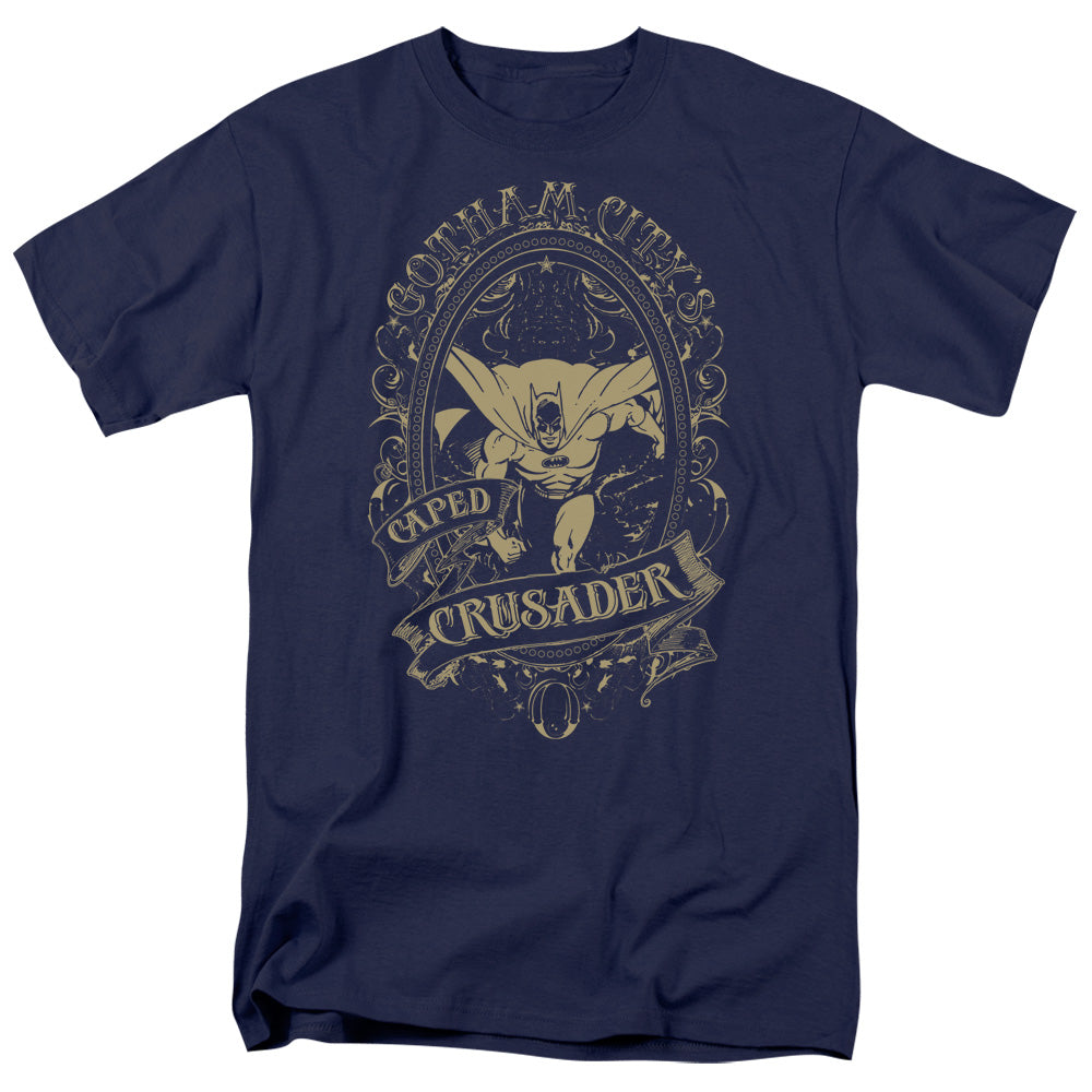 DC Comics Gotham Crusader Mens T Shirt Navy Blue Officially Licensed