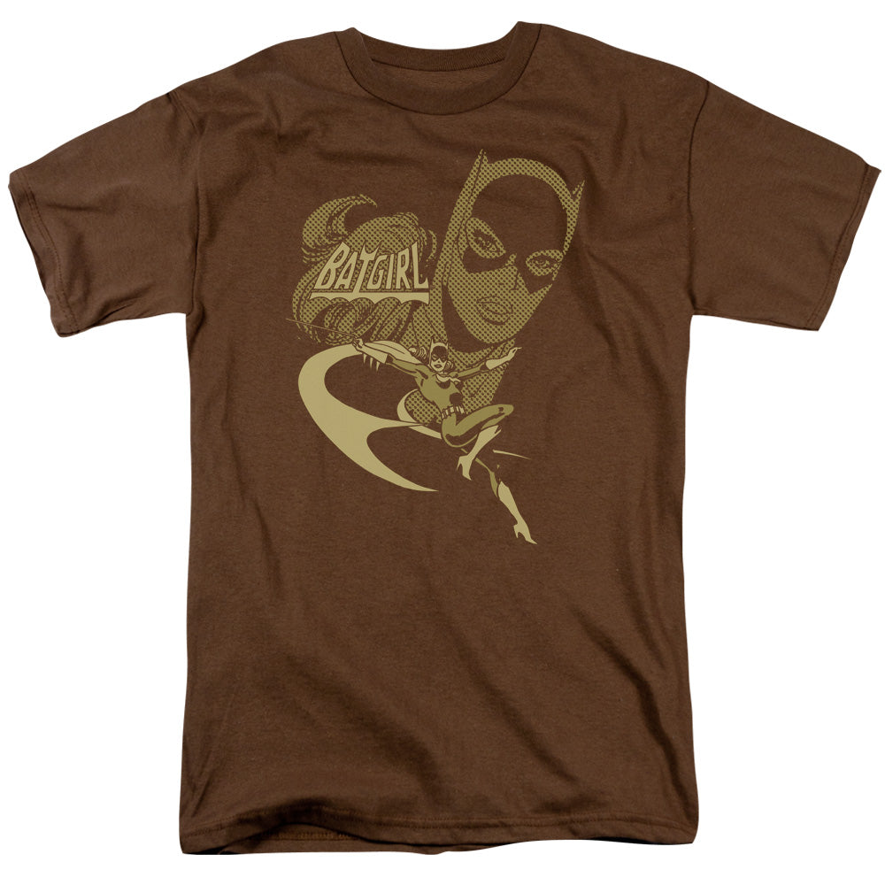 DC Comics Flying Batgirl Mens T Shirt Coffee Officially Licensed