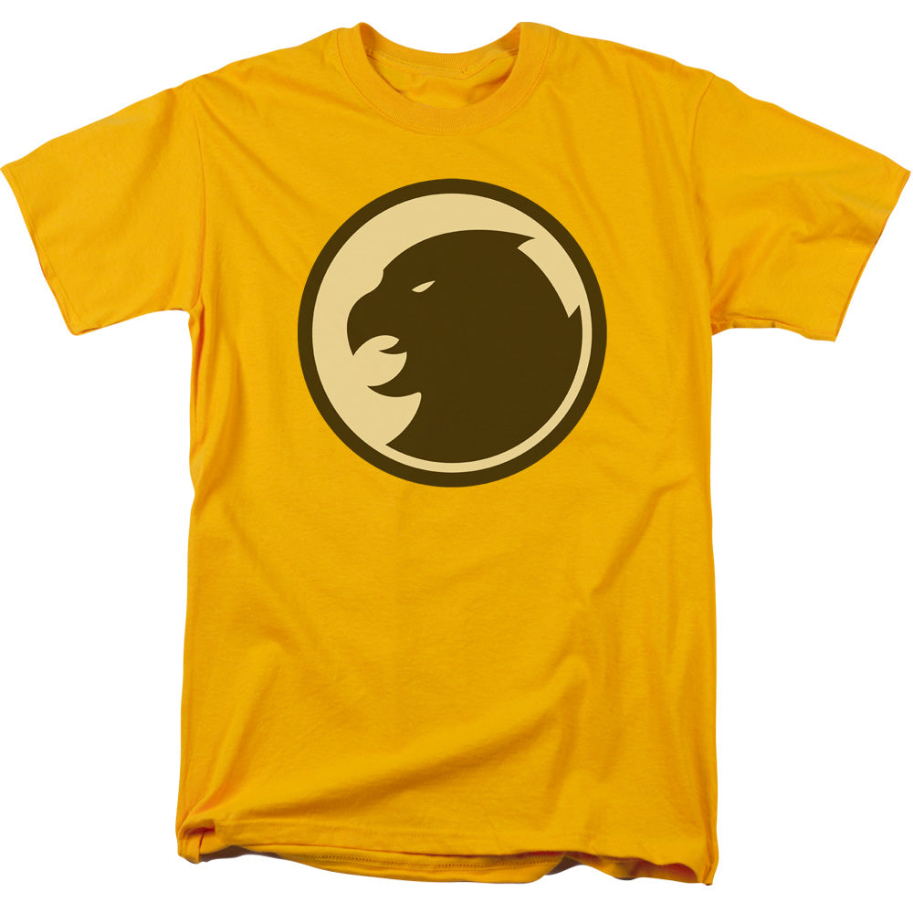 DC Comics Hawkman Symbol Mens T Shirt Gold Officially Licensed