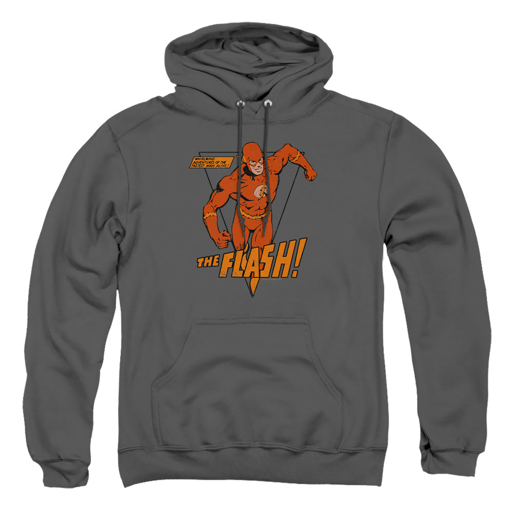 Dc Flash Whirlwind Mens Hoodie Charcoal Officially Licensed