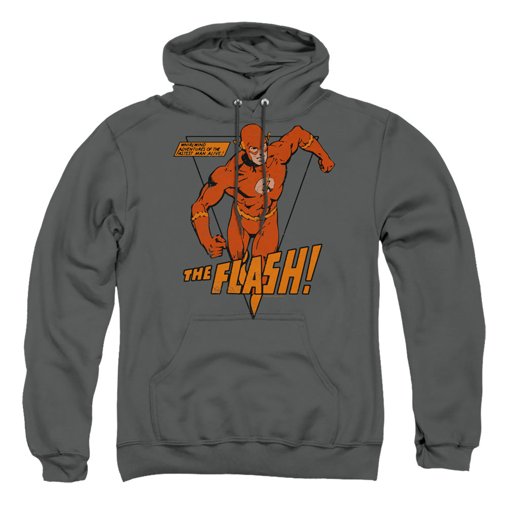 Dc Flash Whirlwind Mens Hoodie Charcoal Officially Licensed