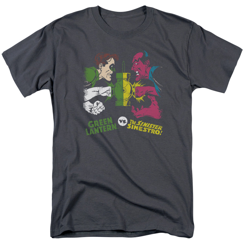 Dc Gl Vs Sinestro Mens T Shirt Charcoal Officially Licensed