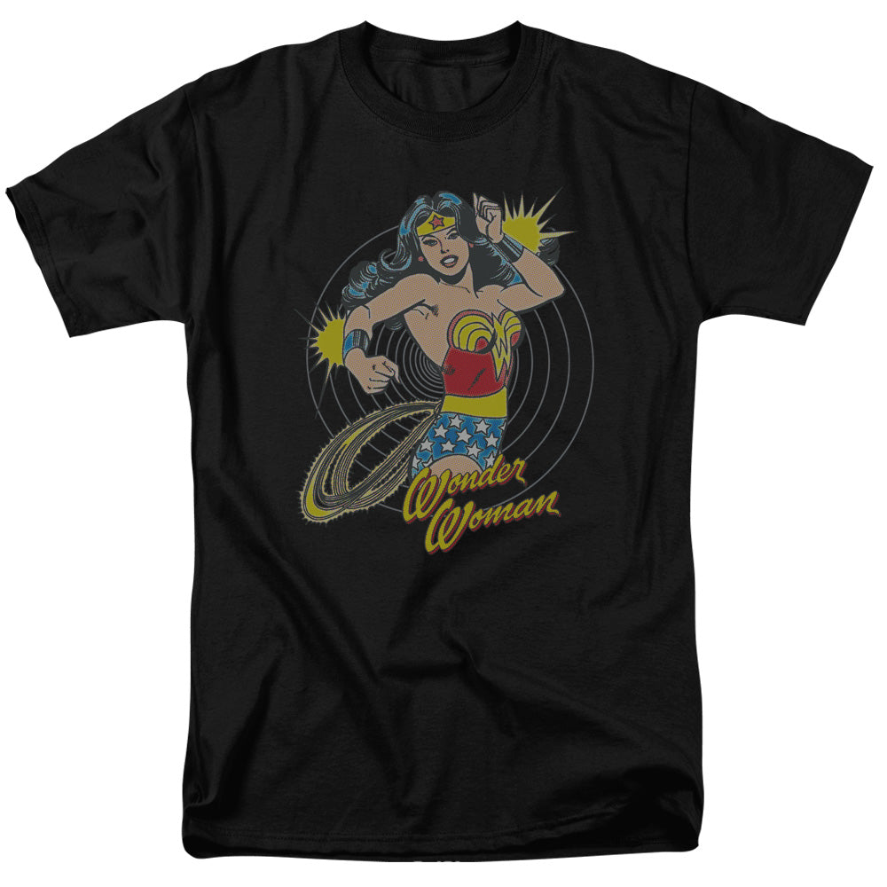 DC Comics Spinning Mens T Shirt Black Officially Licensed