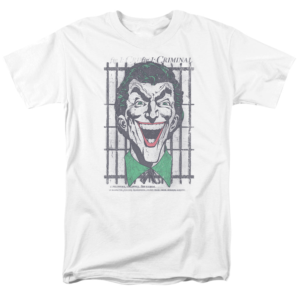 DC Comics Criminal Mens T Shirt White Officially Licensed