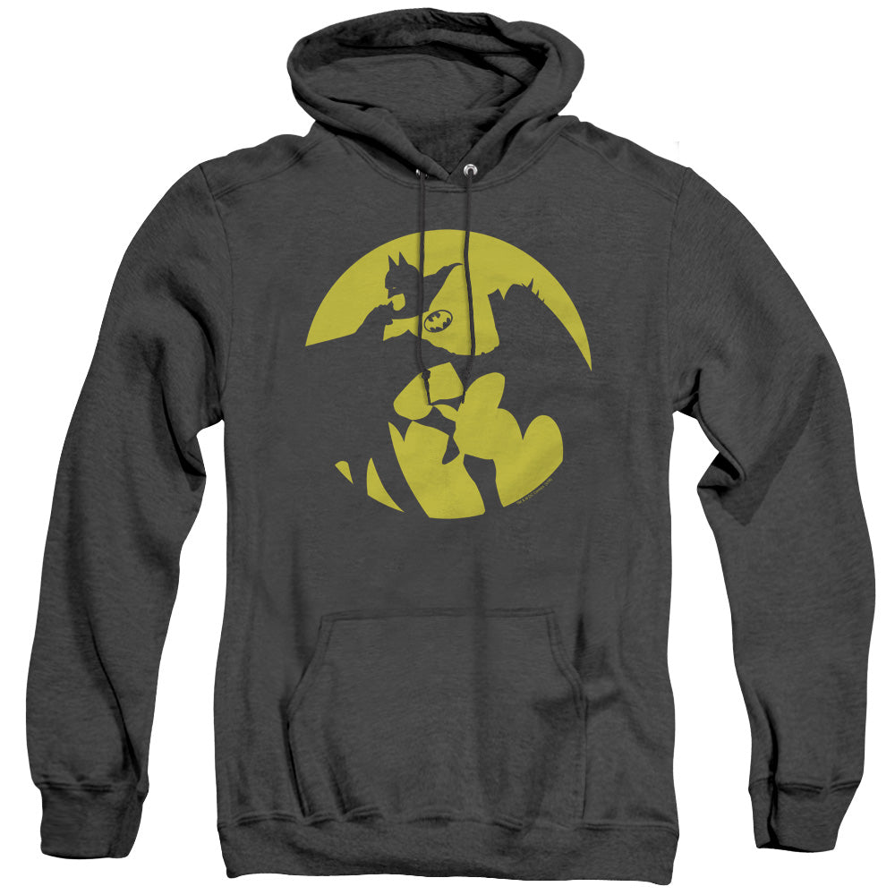 Dco Batman Spotlight Heather Mens Hoodie Black Officially Licensed