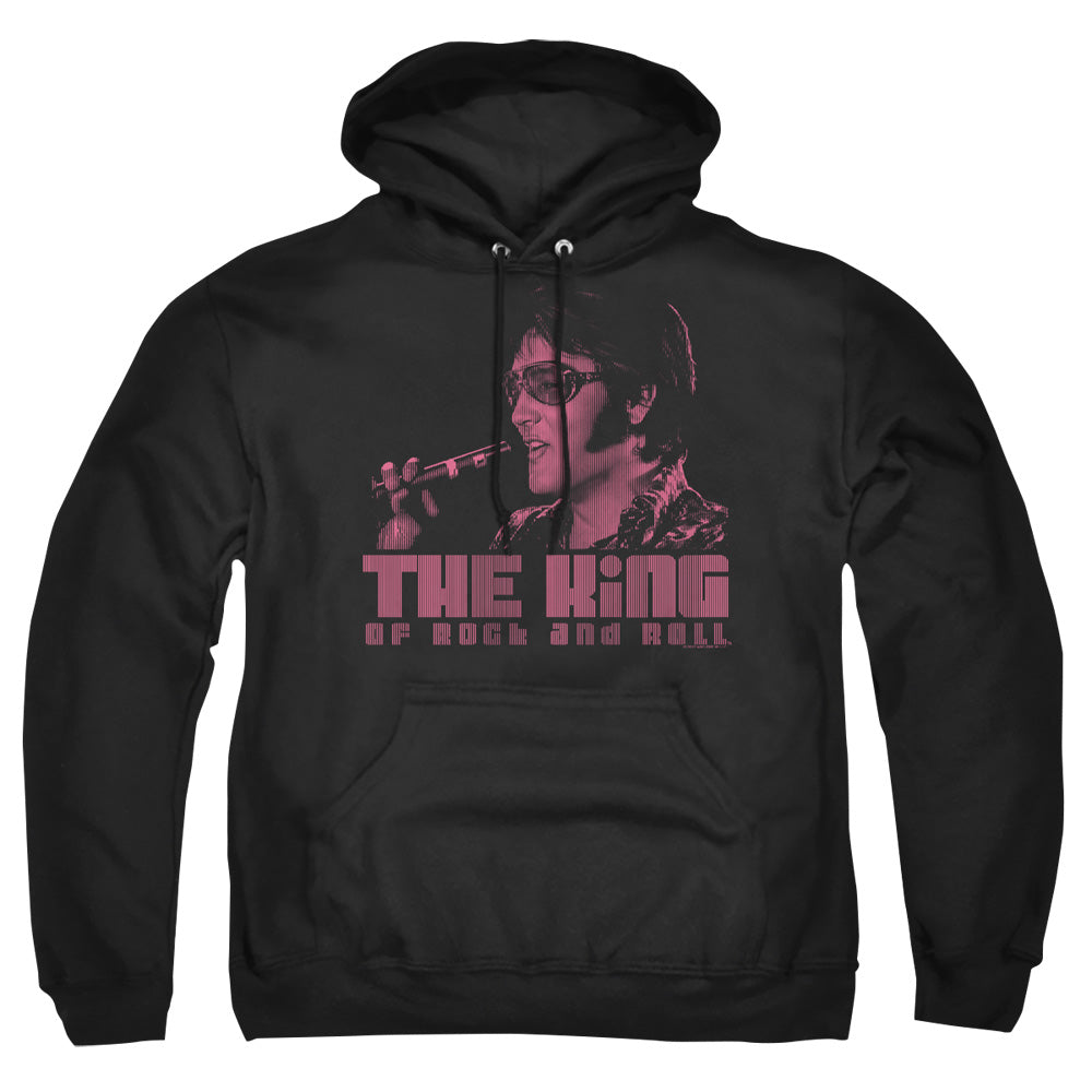 Elvis Presley The King Mens Hoodie Black Officially Licensed