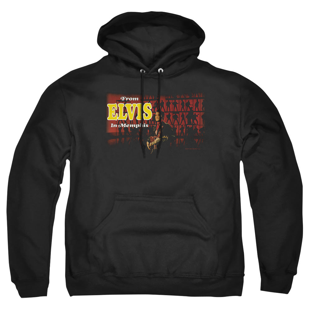 Elvis Presley From Elvis In Memphis Mens Hoodie Black Officially Licensed