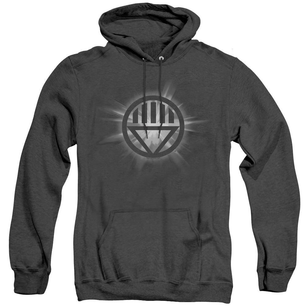 Green Lantern Black Glow Mens Heather Hoodie Black Officially Licensed