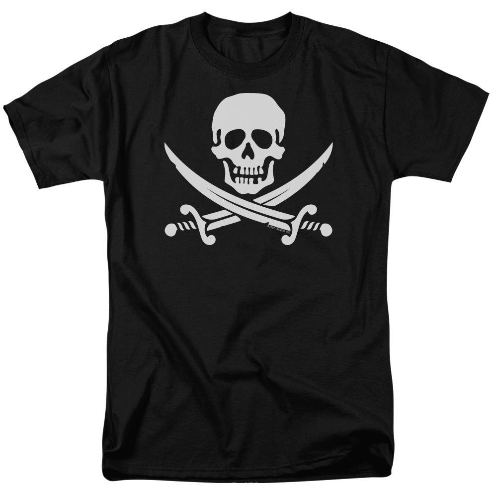 Jolly Roger Mens T Shirt Black Officially Licensed