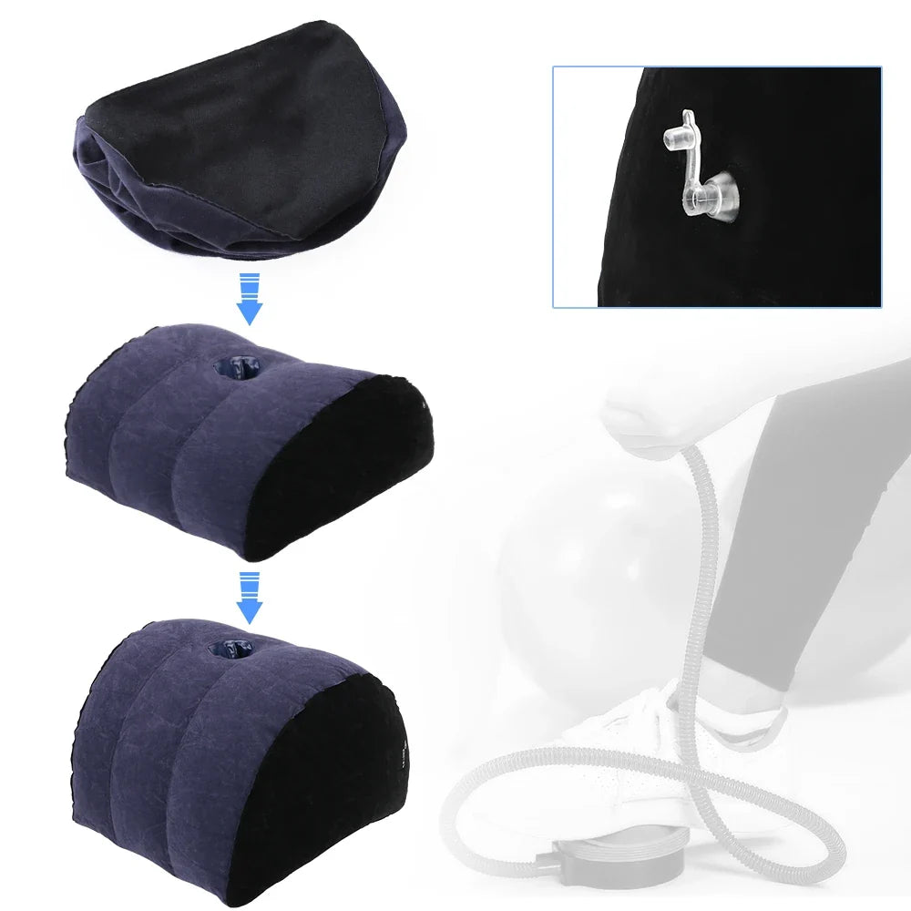 Inflatable Wedge Pillow – Adjustable Support Cushion
