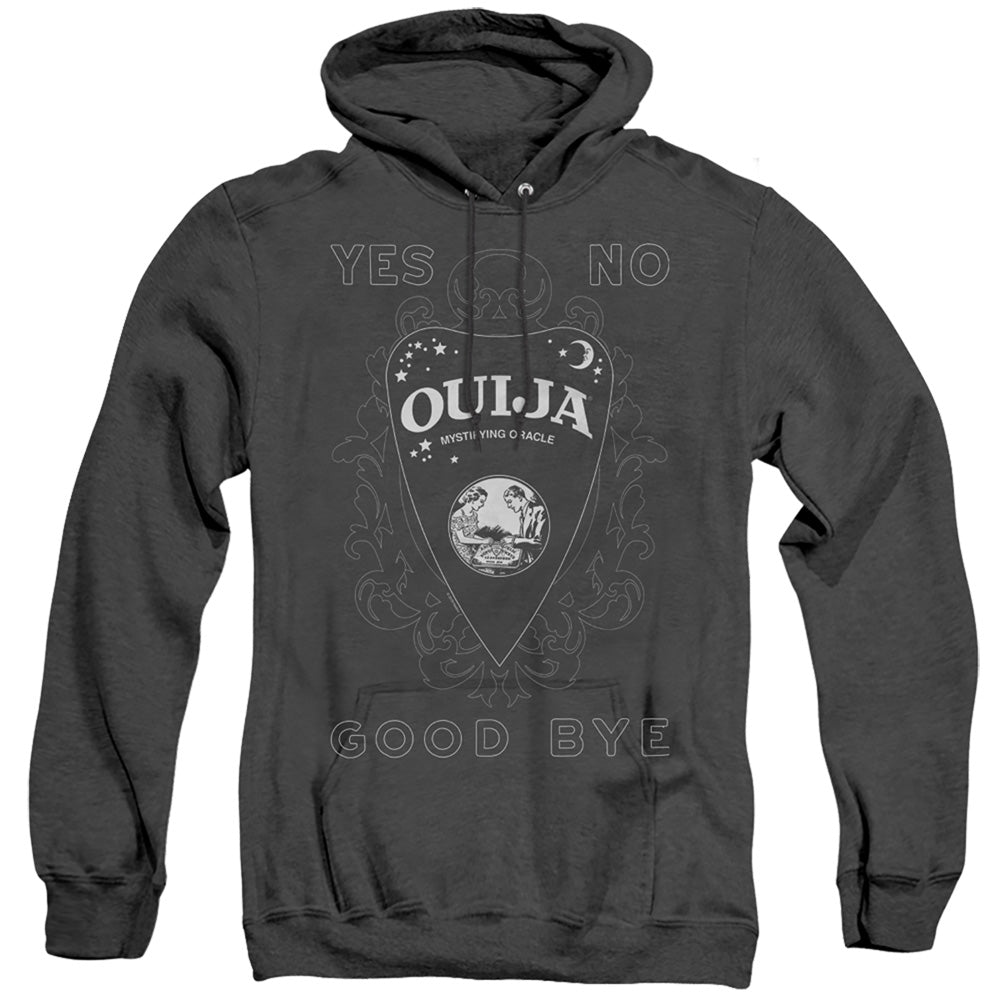 Ouija Planchette Mens Heather Hoodie Black Officially Licensed