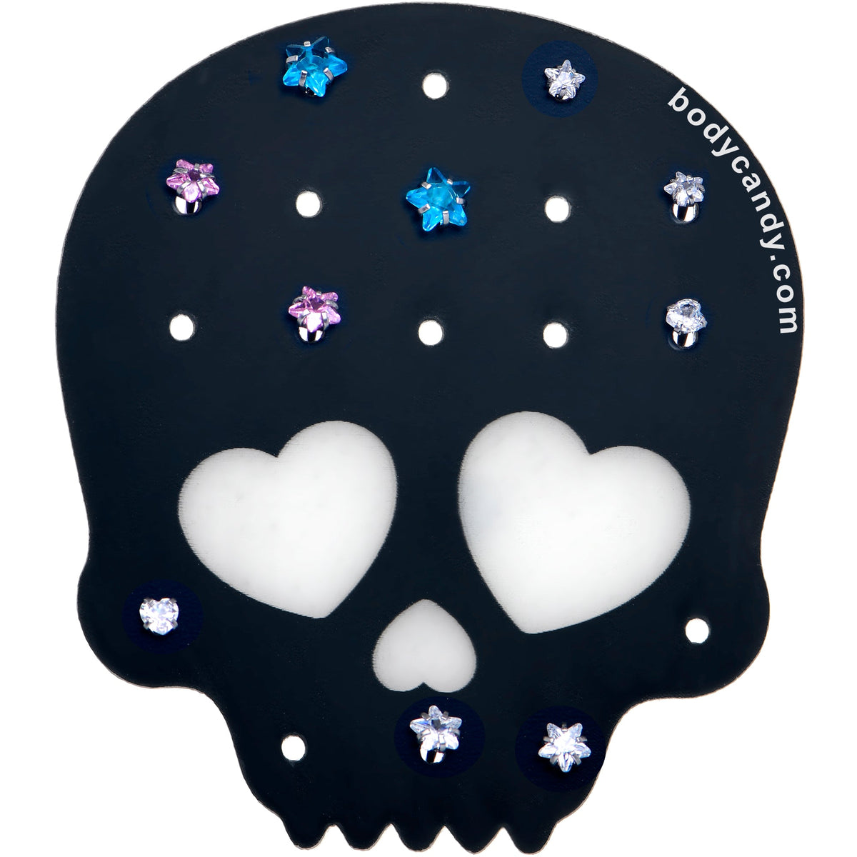 Skull Travel Flat Back Earring Palette