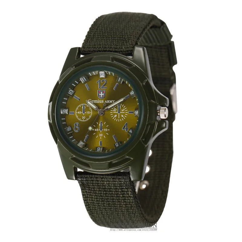 2025 Watches Men Top Brand Luxury Casual Military Quartz Sport Wristwatch Soft Nylon Band Male Clock Watch relogio masculino