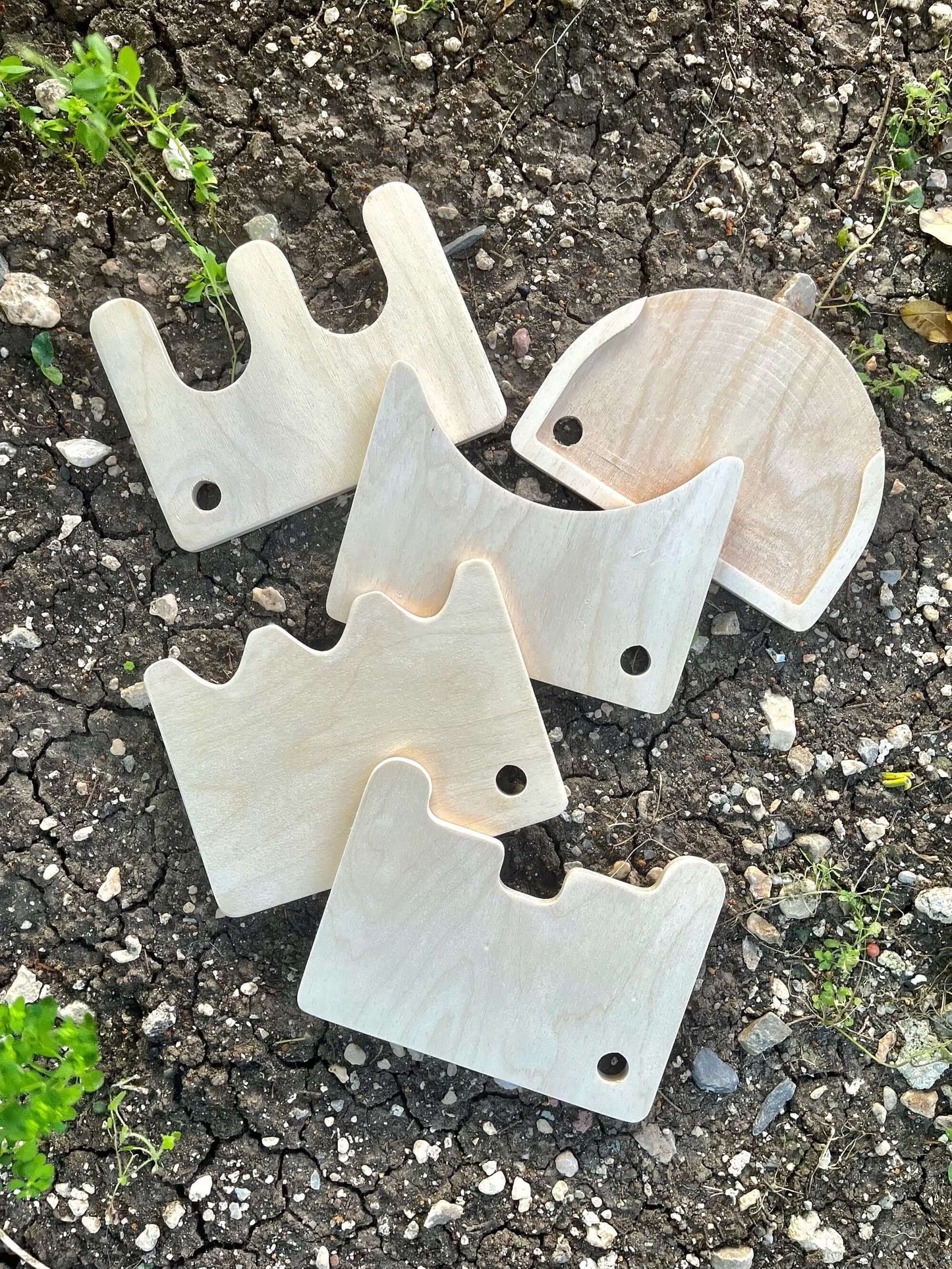 Wooden Shovel Set