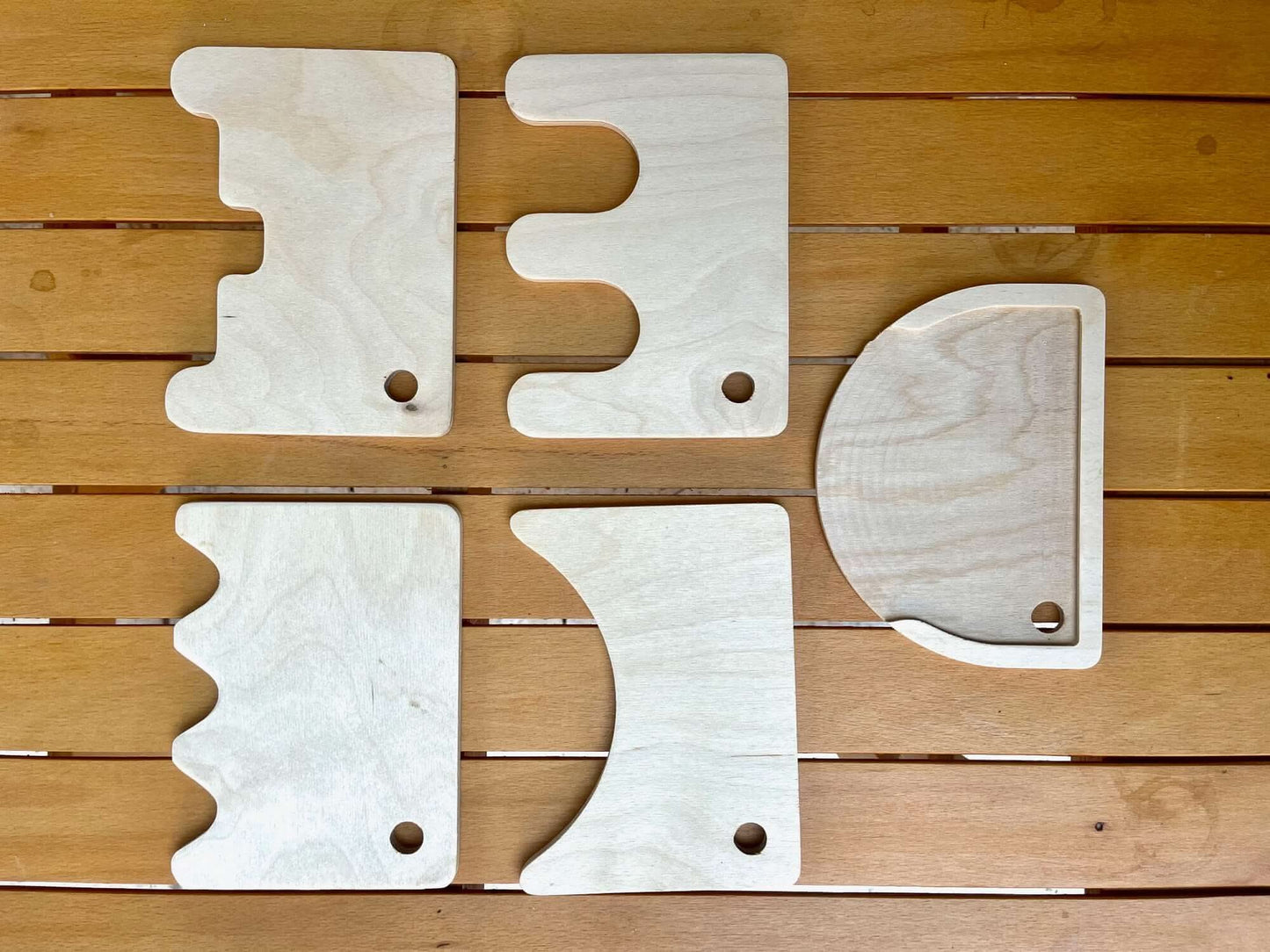 Wooden Shovel Set
