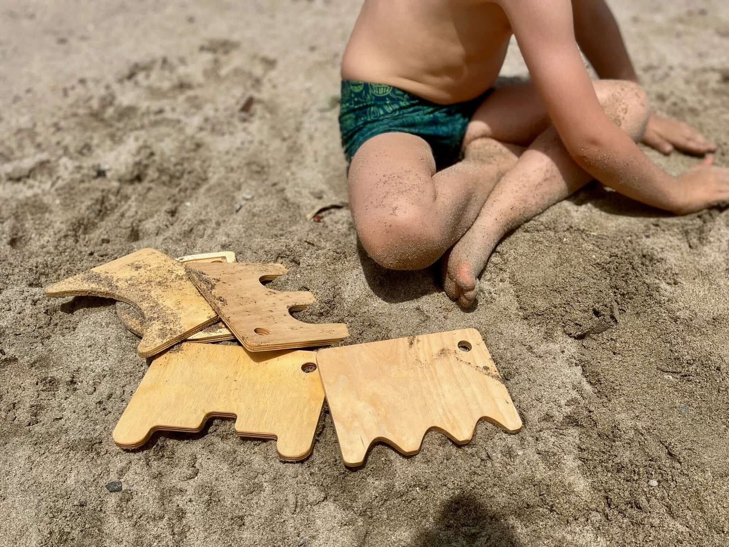 Wooden Shovel Set