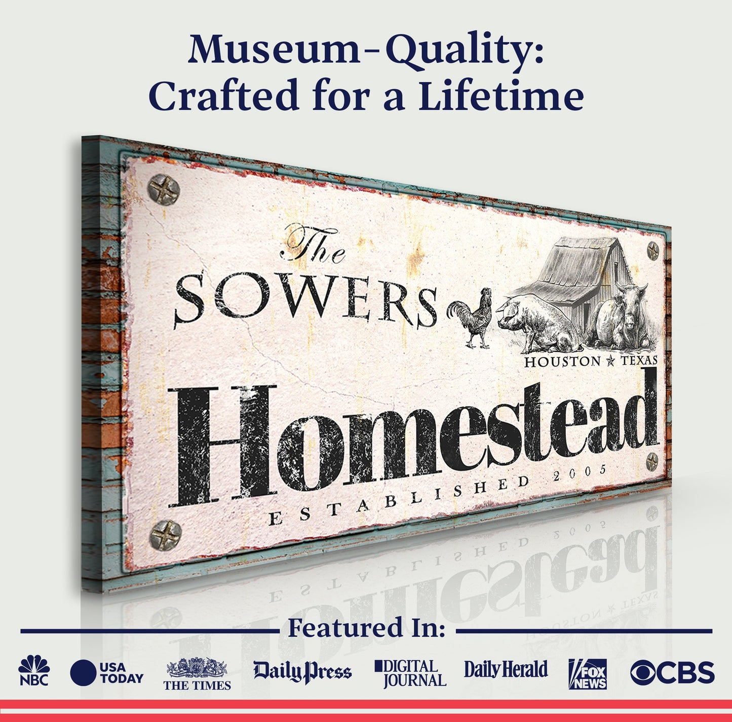 Homestead Sign III