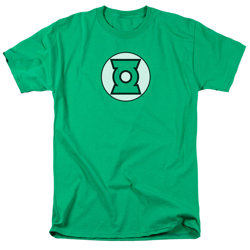 Green Lantern Logo Mens T Shirt Kelly Green Officially Licensed