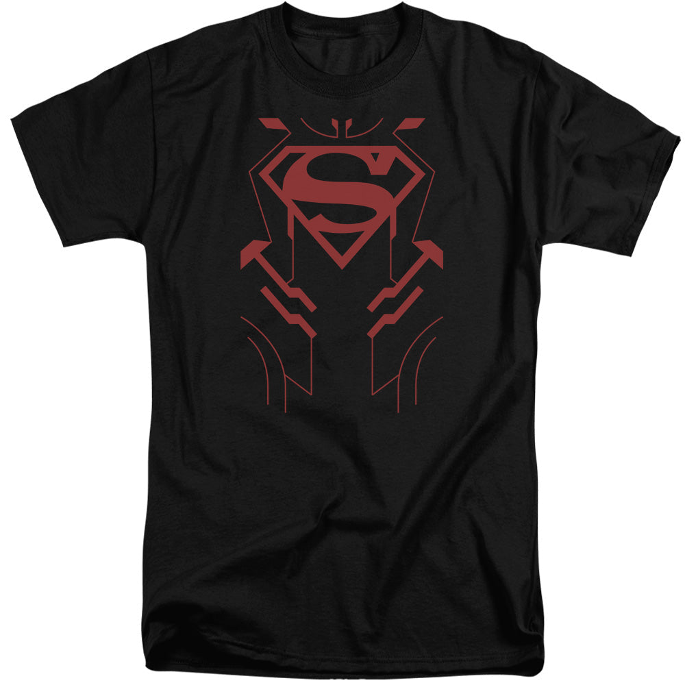Justice League Of America Superboy Mens Tall T Shirt Black Officially Licensed