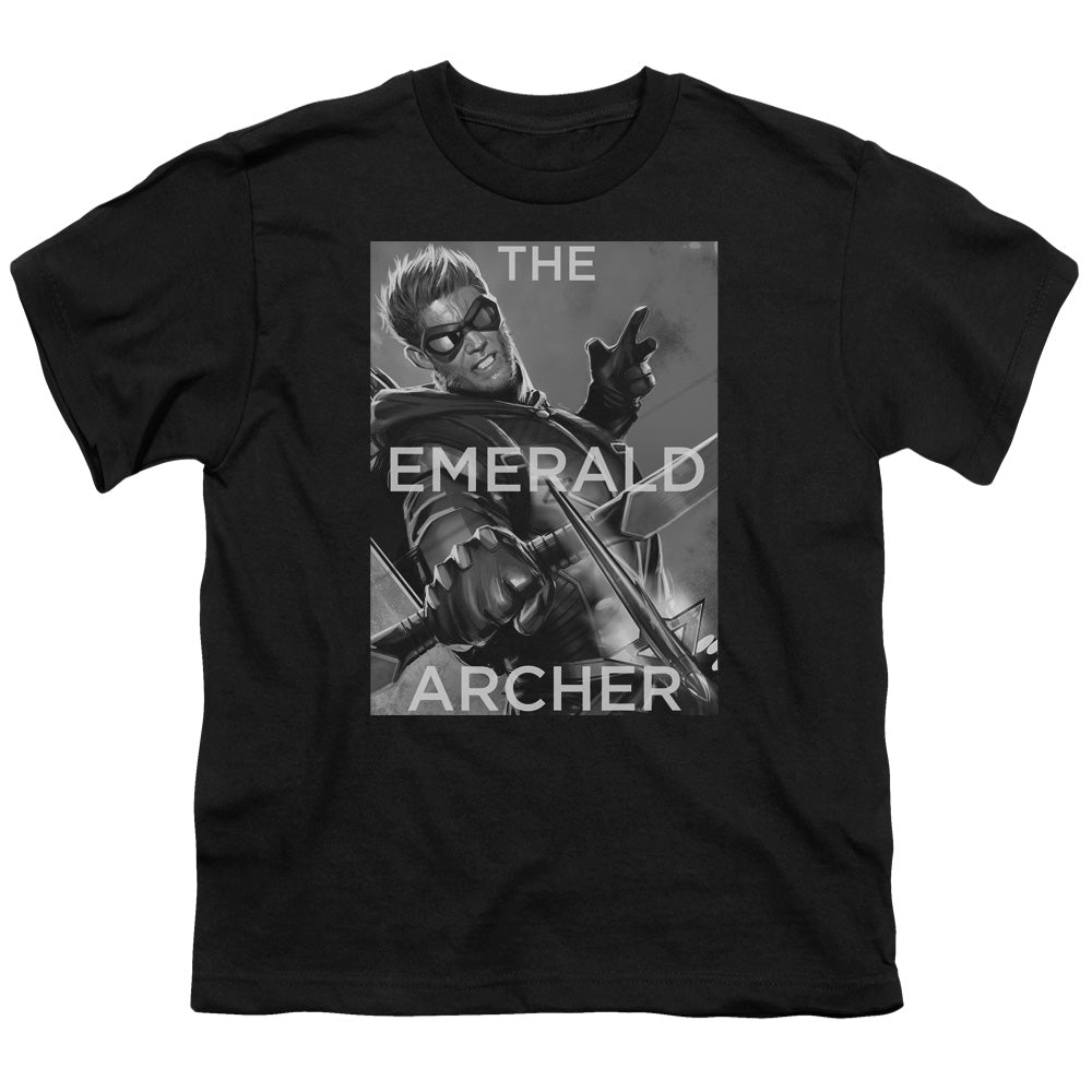 Justice League Trigger Kids Youth T Shirt Black Officially Licensed