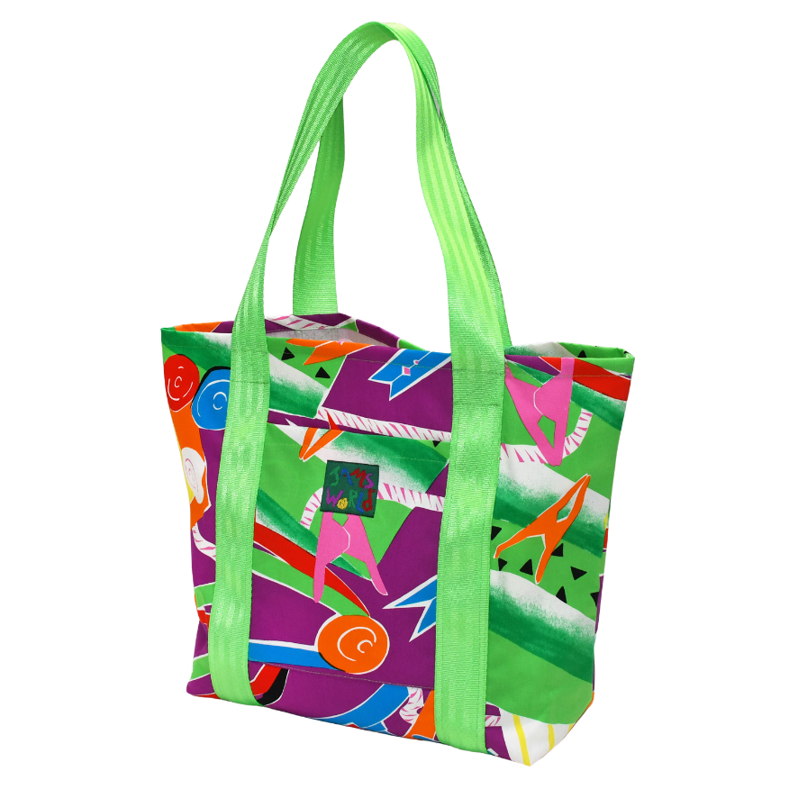 Jams World Lined Tote Bag - Hanger Swirl