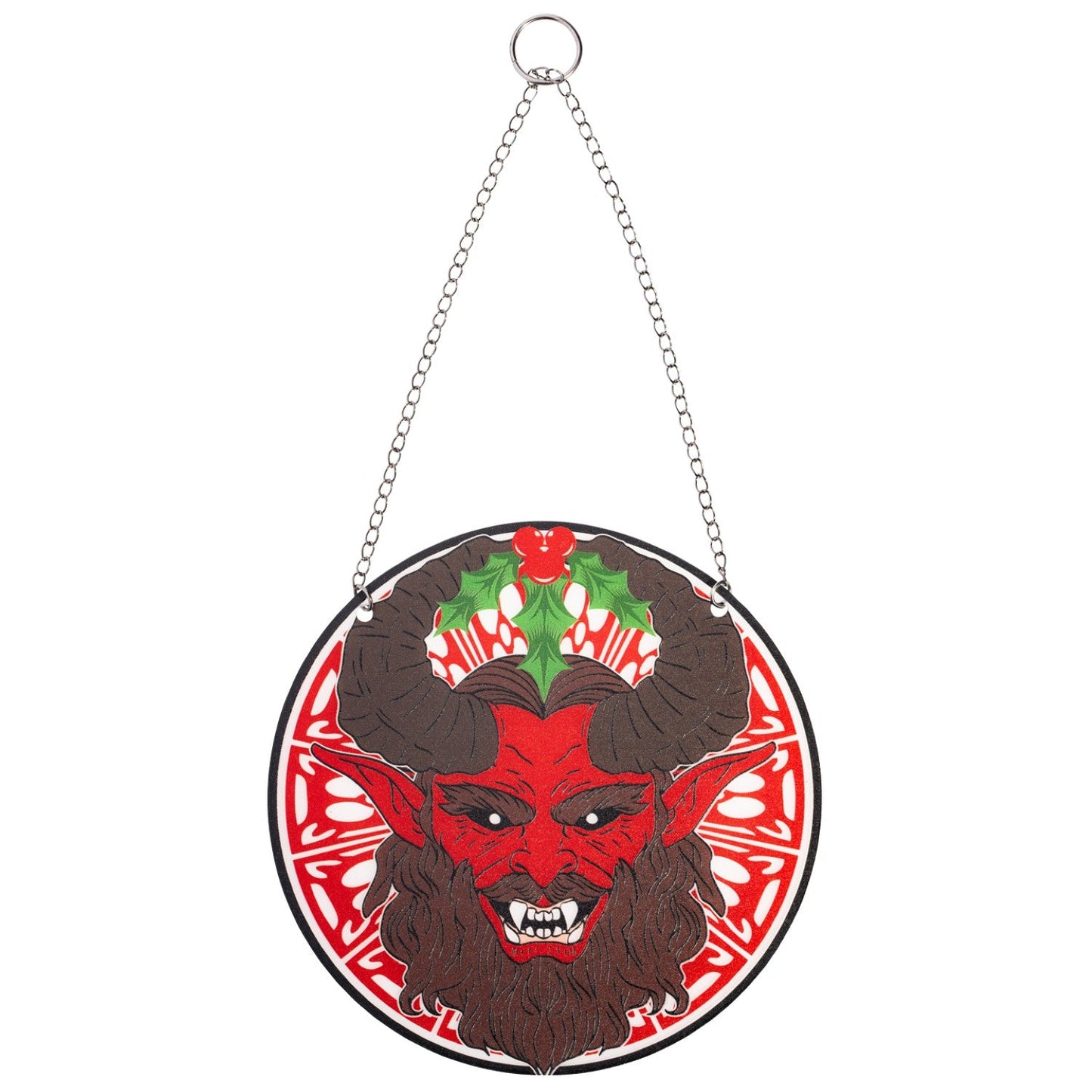 Krampus 6-Inch Suncatcher Halloween Xmas Ornament Window Home Decor Gift