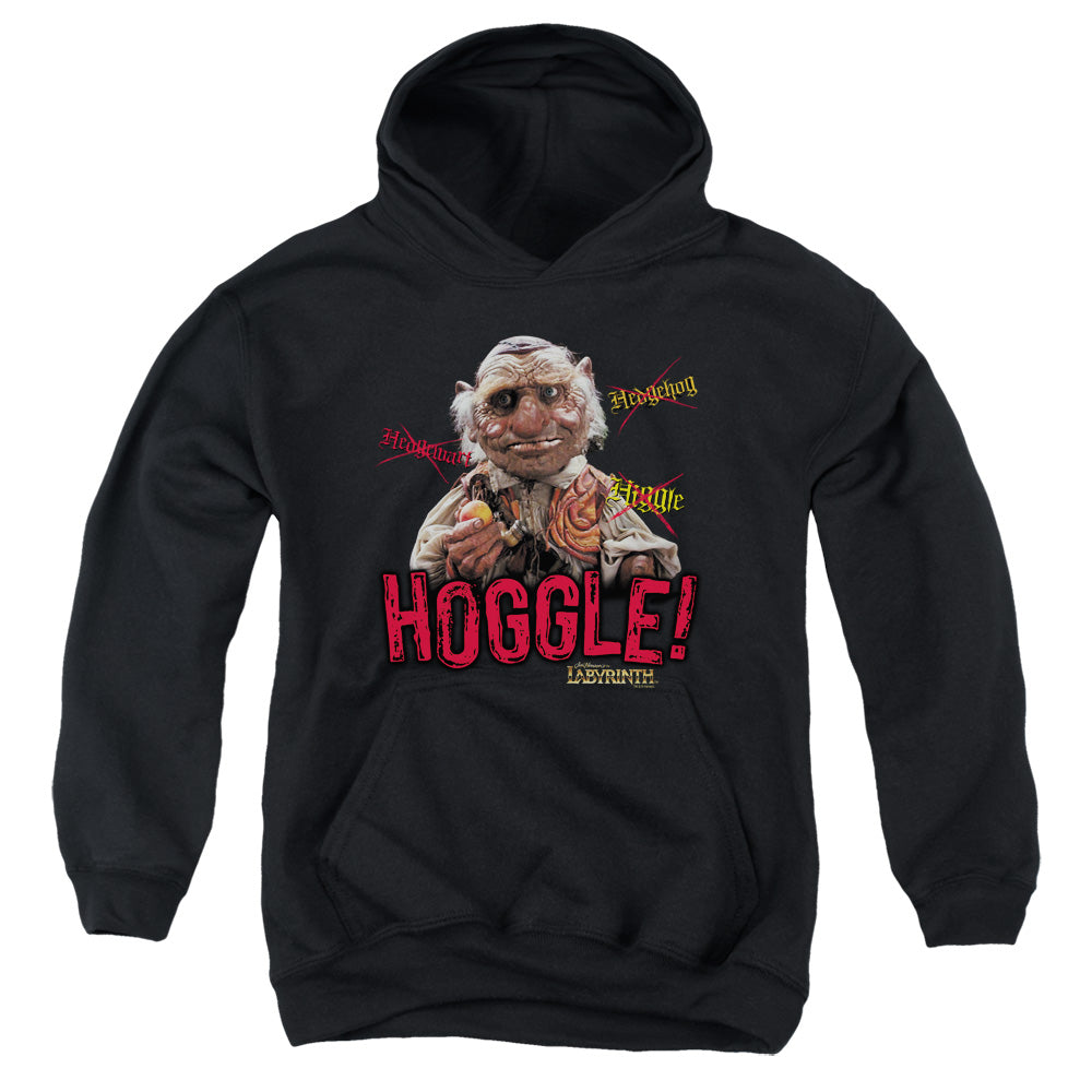 Labyrinth Hoggle Kids Youth Hoodie Black Officially Licensed