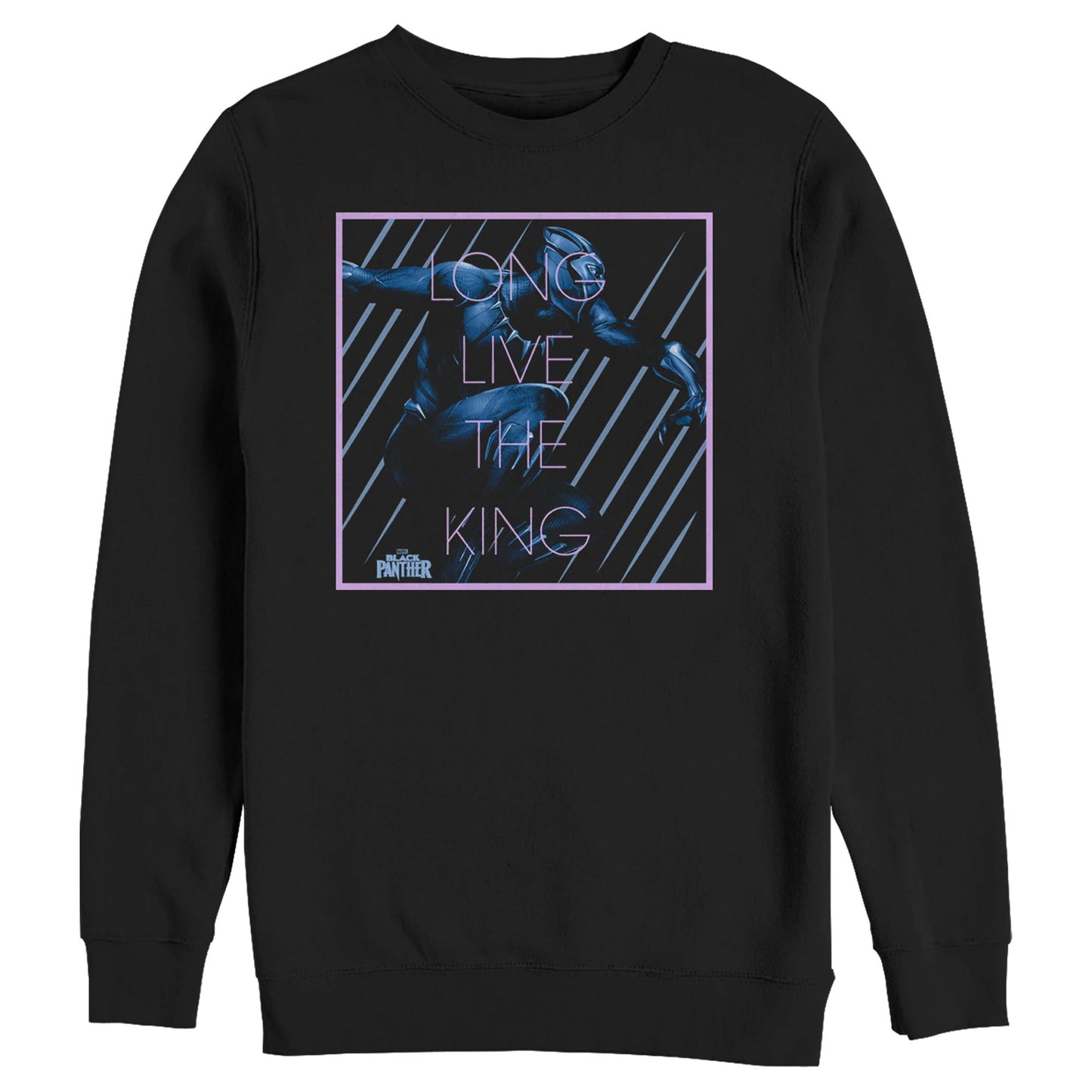 Marvel Long Live King Mens Crewneck Sweatshirt