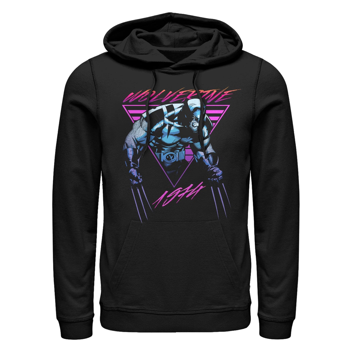 Marvel Neon Logan Mens Lightweight Hoodie