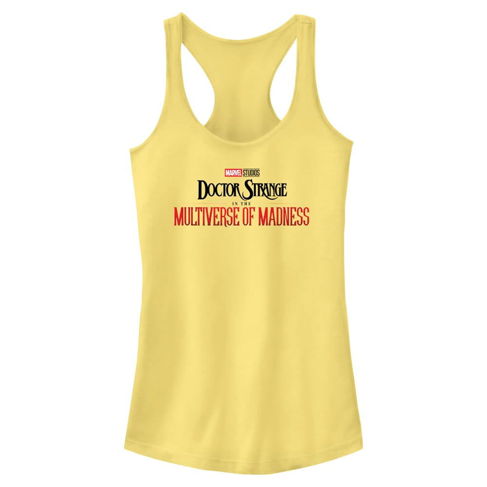 Marvel Doctor Strange 2 Main Logo Juniors Tank Top Shirt