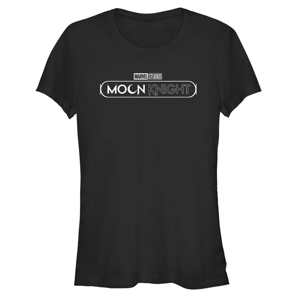 Marvel Moon Knight White Logo Juniors T Shirt