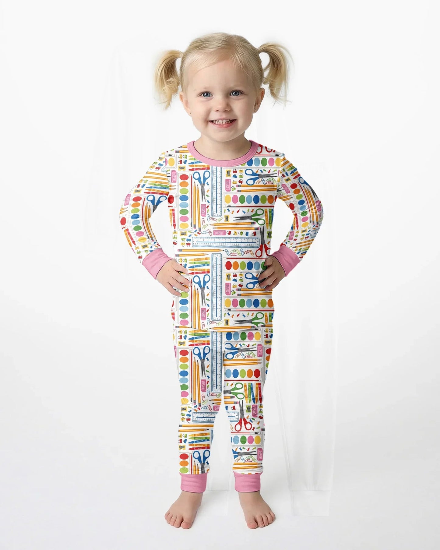 Craft Corner Bamboo Two Piece Long Sleeve Pajama Set