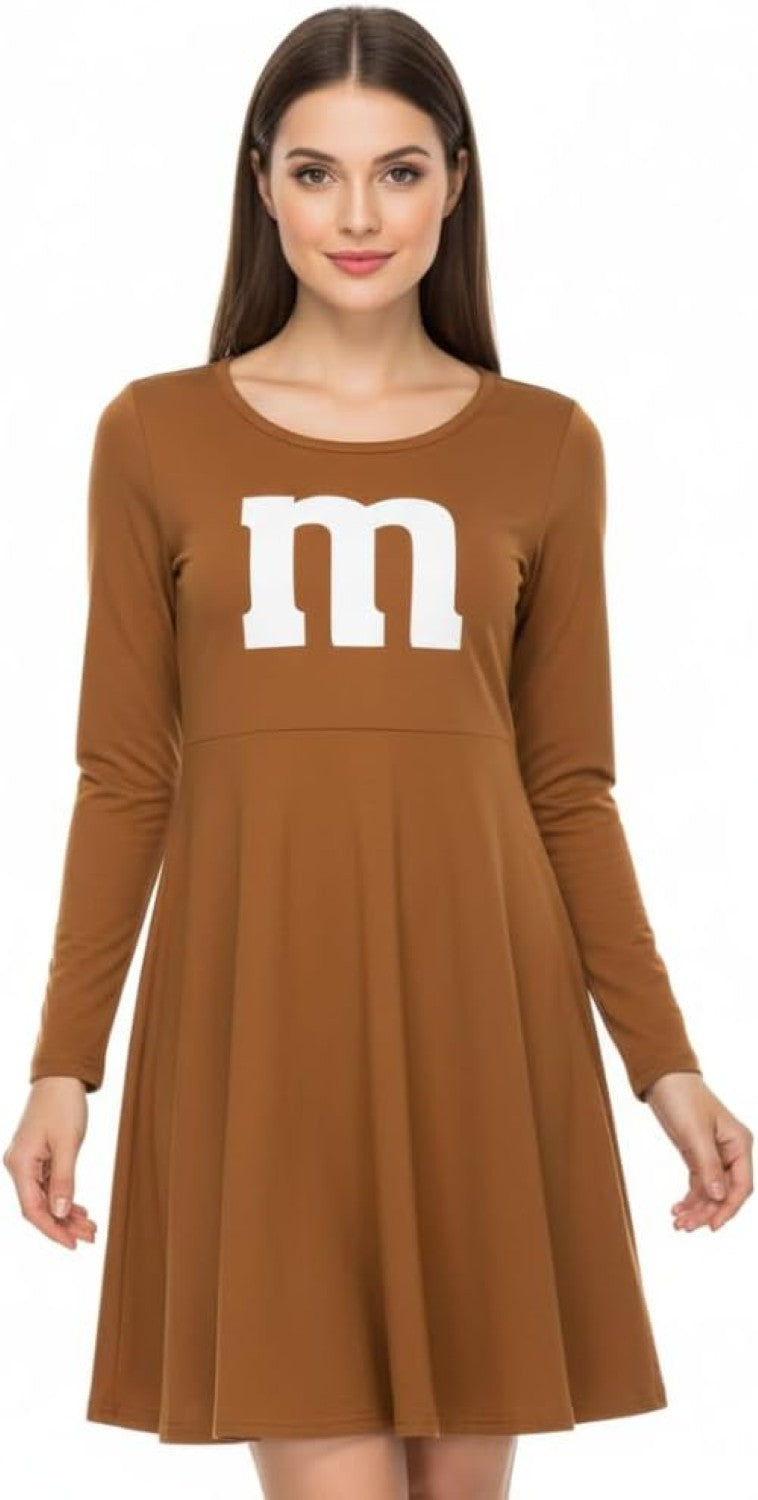 M Team Long Sleeve Women’s Halloween Cosplay Costume Dress (6 Colors)