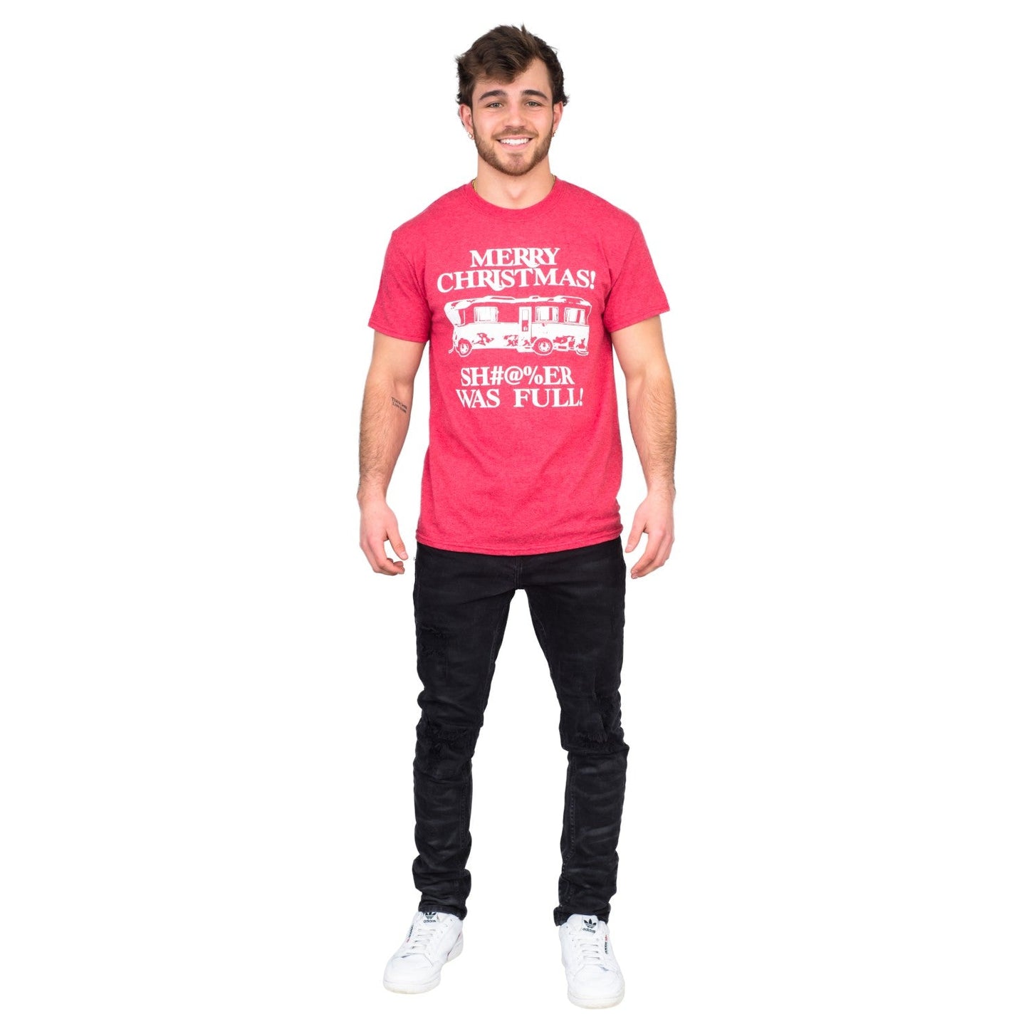 Merry Christmas Adult Unisex Bathroom Was Full Griswolds Adult T-shirt