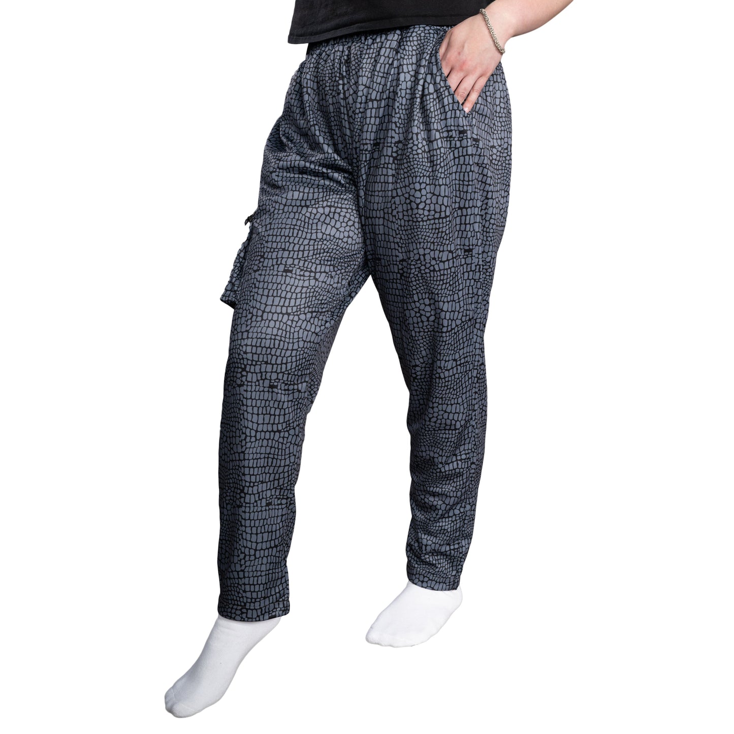 Napoleon Vote for Pedro Tater Tots Gray School Replica Halloween Costume Cosplay Pants