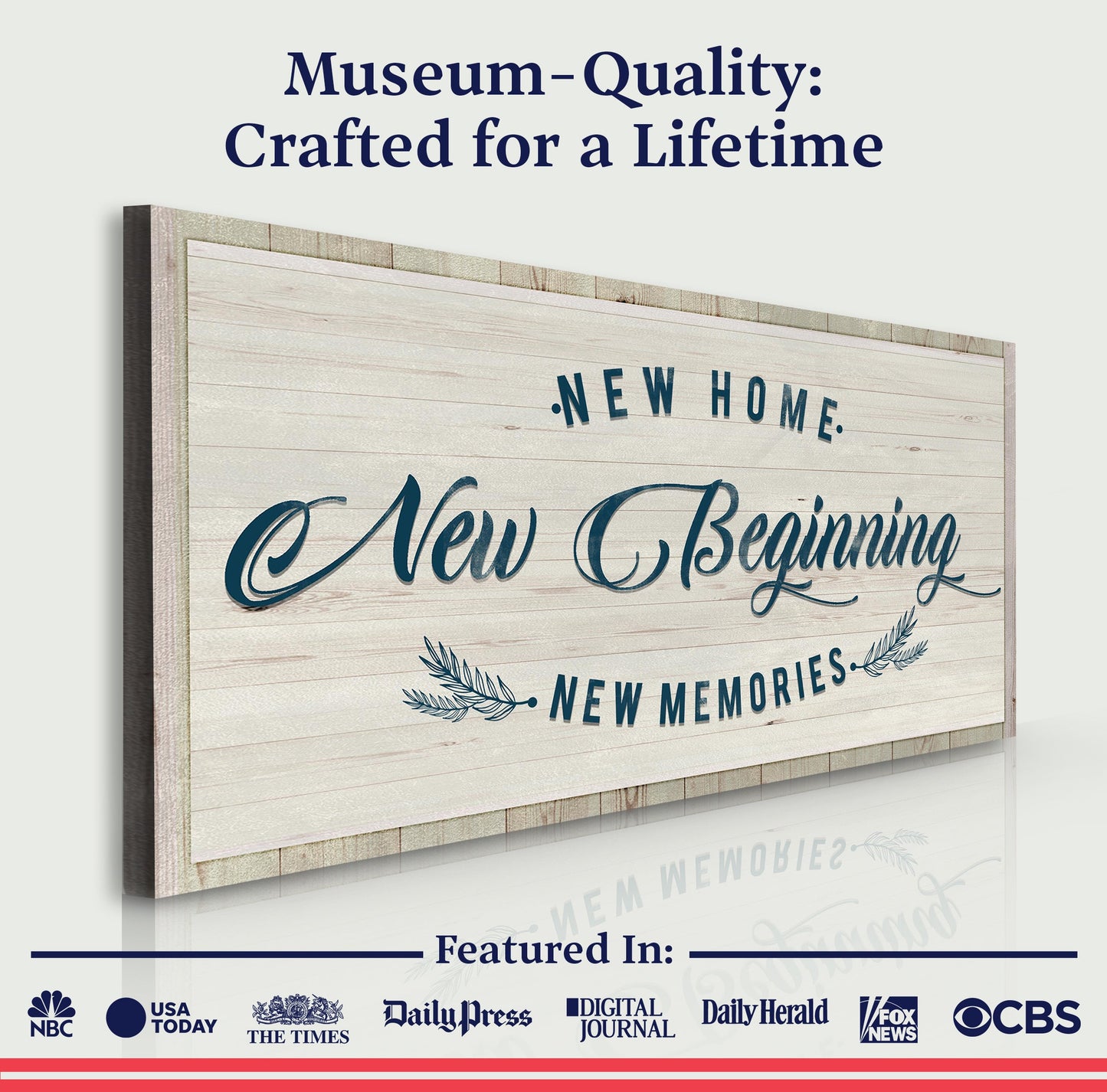 New Home, New Beginning Sign III