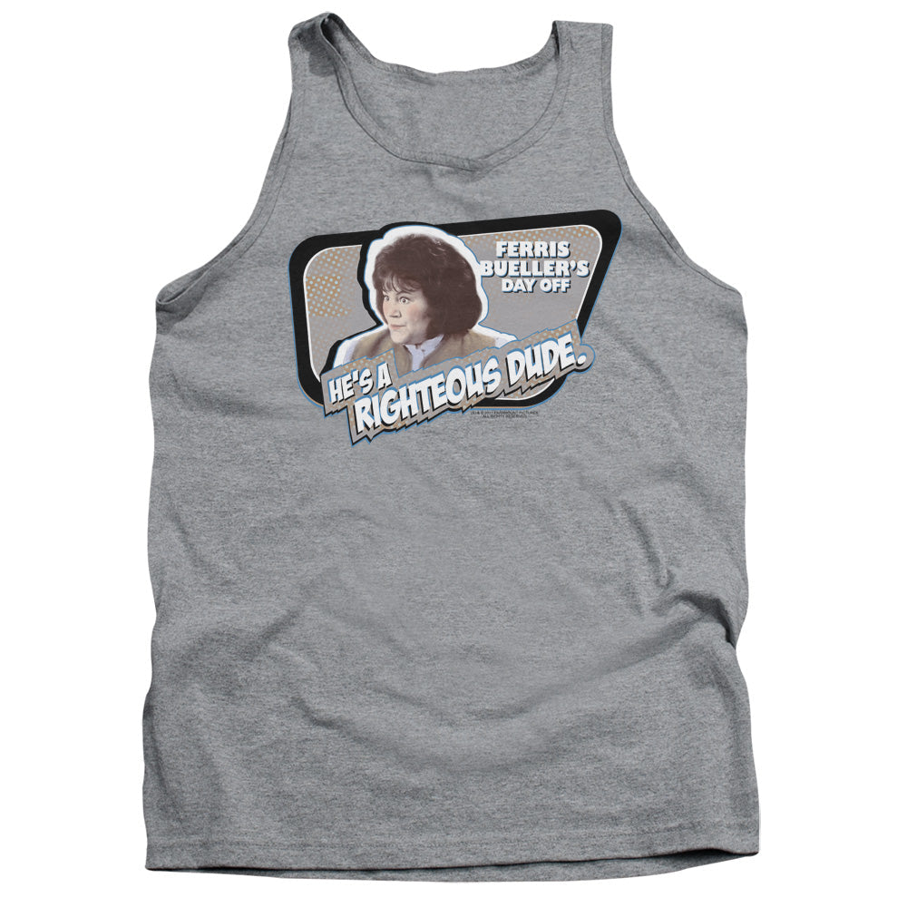 Ferris Bueller Grace Mens Tank Top Shirt Athletic Heather Officially Licensed