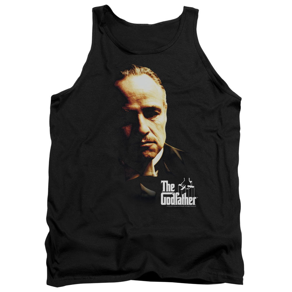 Godfather Don Vito Mens Tank Top Shirt Black Officially Licensed