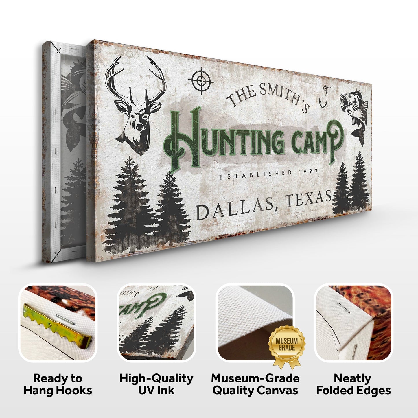 Fishing And Hunting Sign